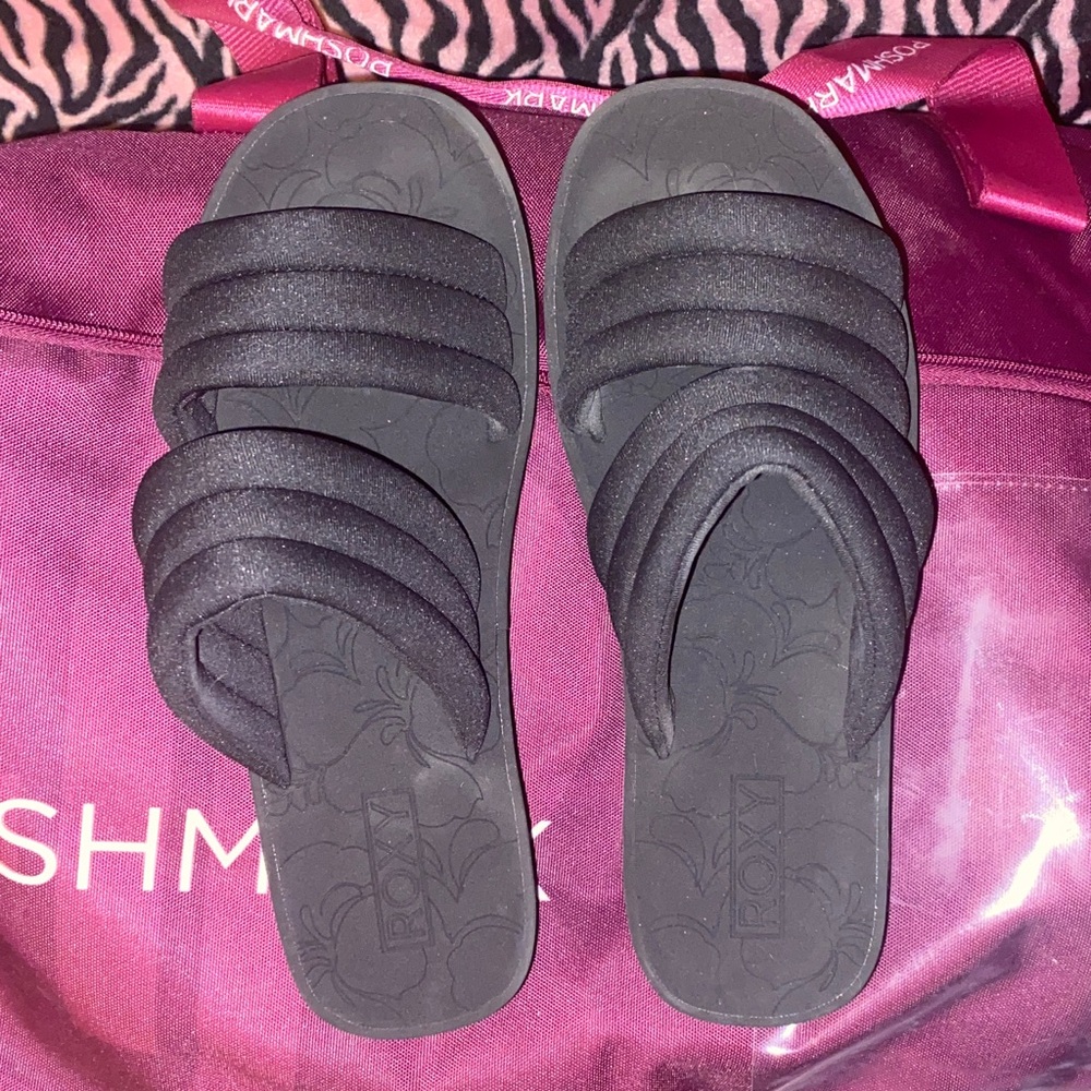 Roxy Black Women's Slide Sandals